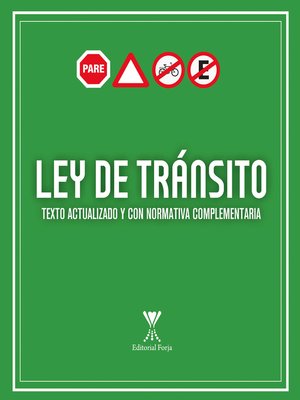 cover image of Ley de tránsito
